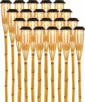 20x buiten tuin led fakkels bodi solar verlichting 520 cm vlam
