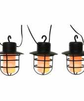 Solar tuinverlichting slinger met 3 lampjes 200 cm
